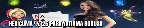 Casinodünya Cuma Bonusu