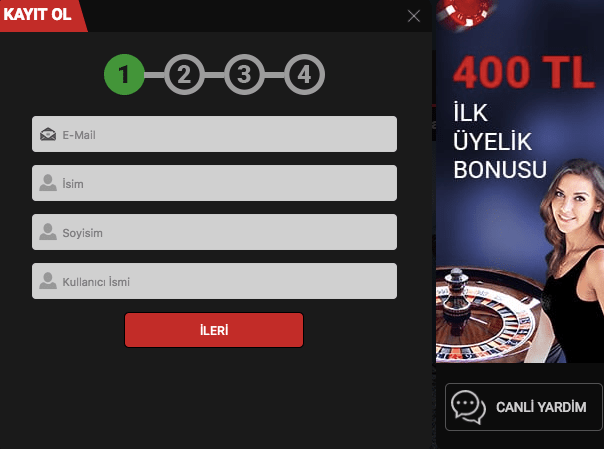 Saray Casino Üyelik ve Kayıt